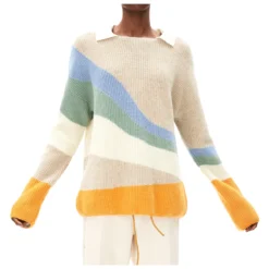 Armedangels Women's Miyaa Multicolor - Wollpullover -Outdoor Abenteuer Geschäft armedangels womens miyaa multicolor wollpullover 1