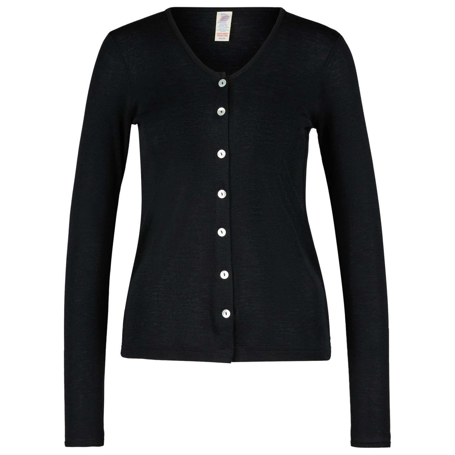 Engel Damen Cardigan Feinripp - Wolljacke 3 Engel Damen Cardigan Feinripp - Wolljacke - Image 3