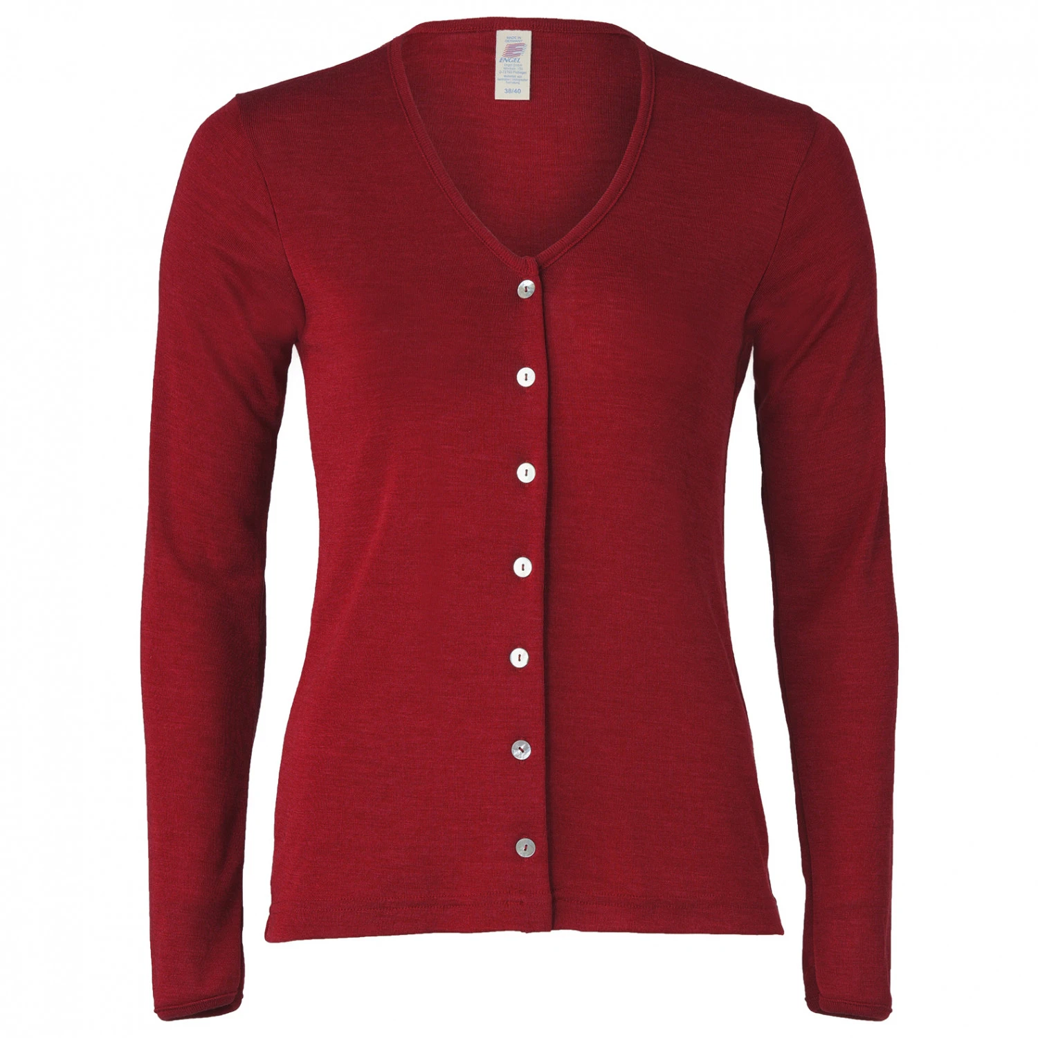 Engel Damen Cardigan Feinripp - Wolljacke 4 Engel Damen Cardigan Feinripp - Wolljacke - Image 4